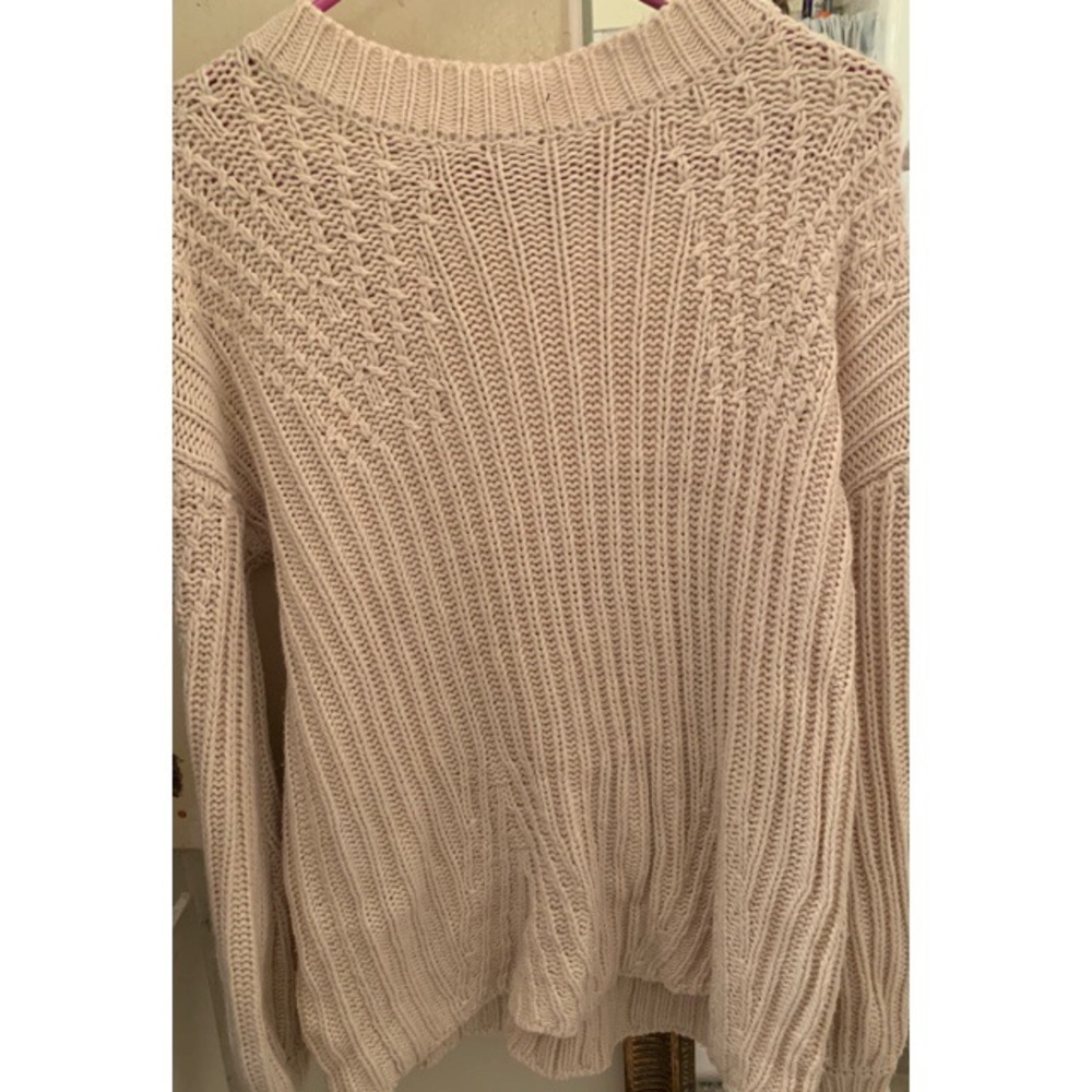 Tan knit sweater